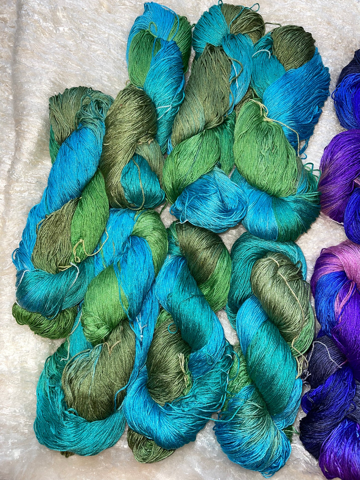 100% Mulberry SILK 500yds 15/3 FINGERING