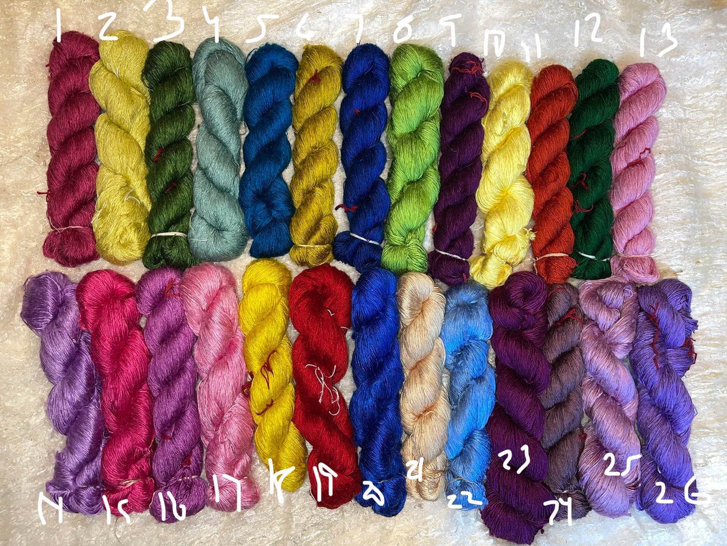 100% Mulberry SILK sport 165yds heavy sock