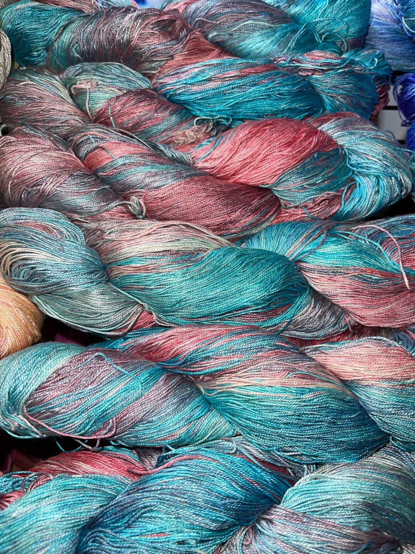 100% Mulberry SILK 600yds FINGERING
