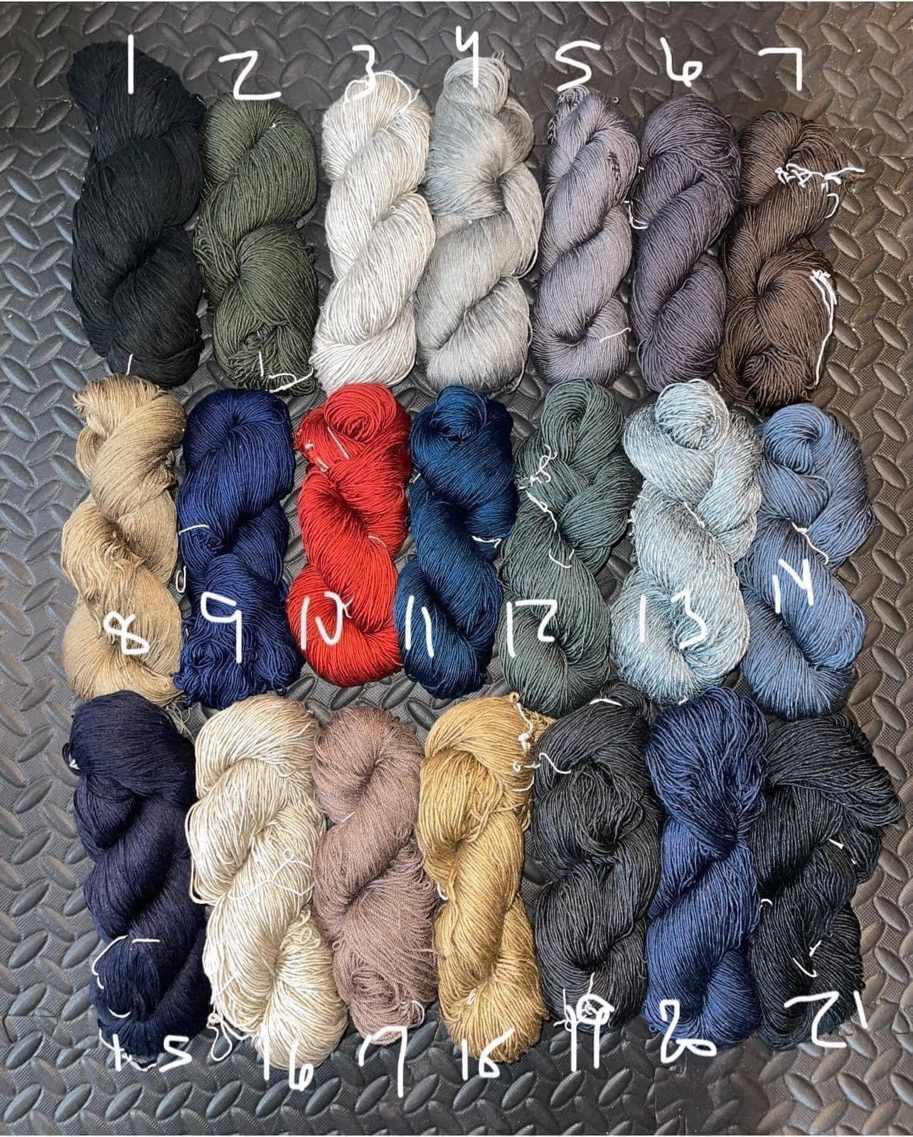 80% Mulberry SILK 20% MERINO 350yds