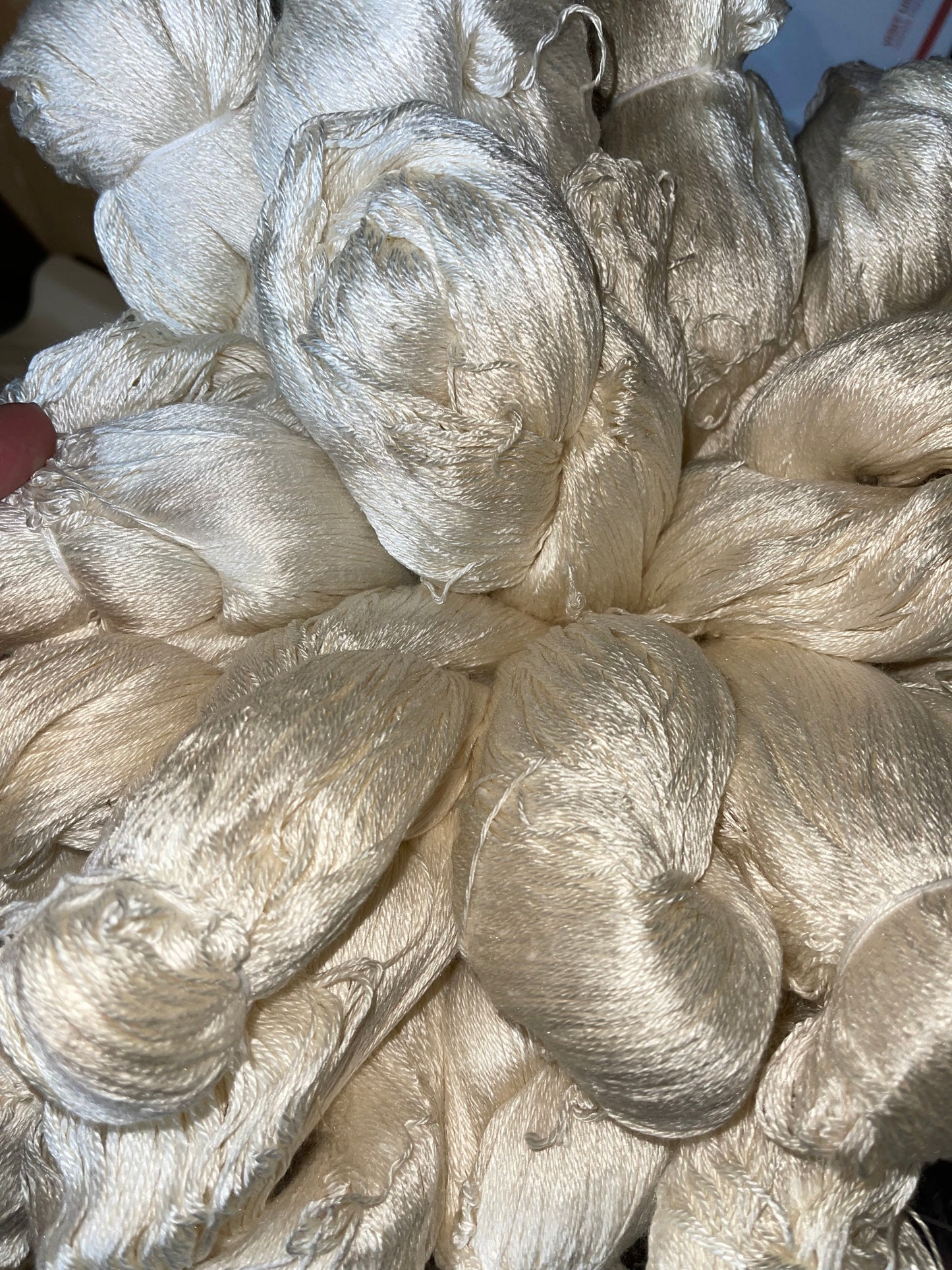100% Mulberry SILK 600yds 12/2 FINGERING