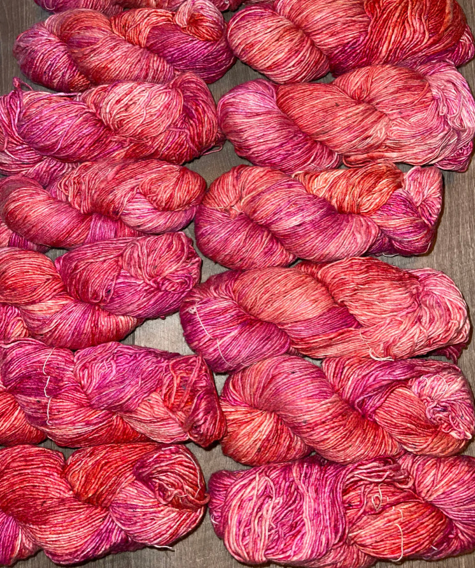 SALE 50% Mulberry SILK 50% MERINO 200yds DK