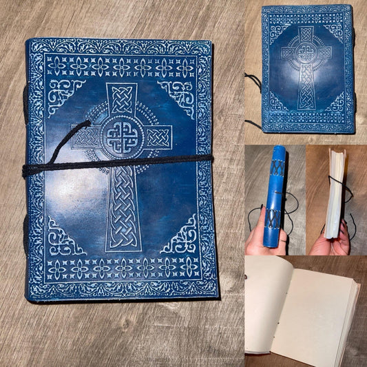 Leather journal Cross Blue