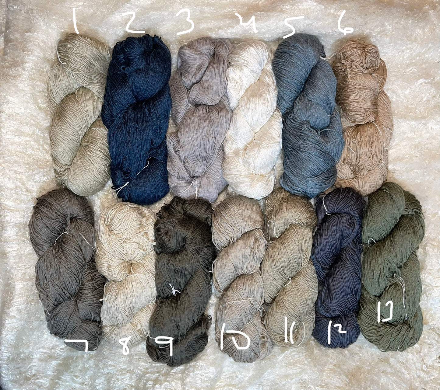 100% TUSSAH SILK 500yds FINGERING