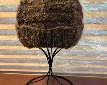 100% Qiviut MUSK OX handspun HANDKNIT HAT