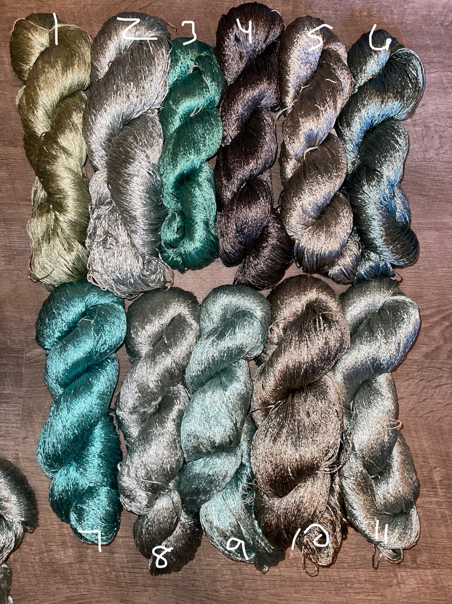 100% MULBERRY REELED SILK 1200yds Lace