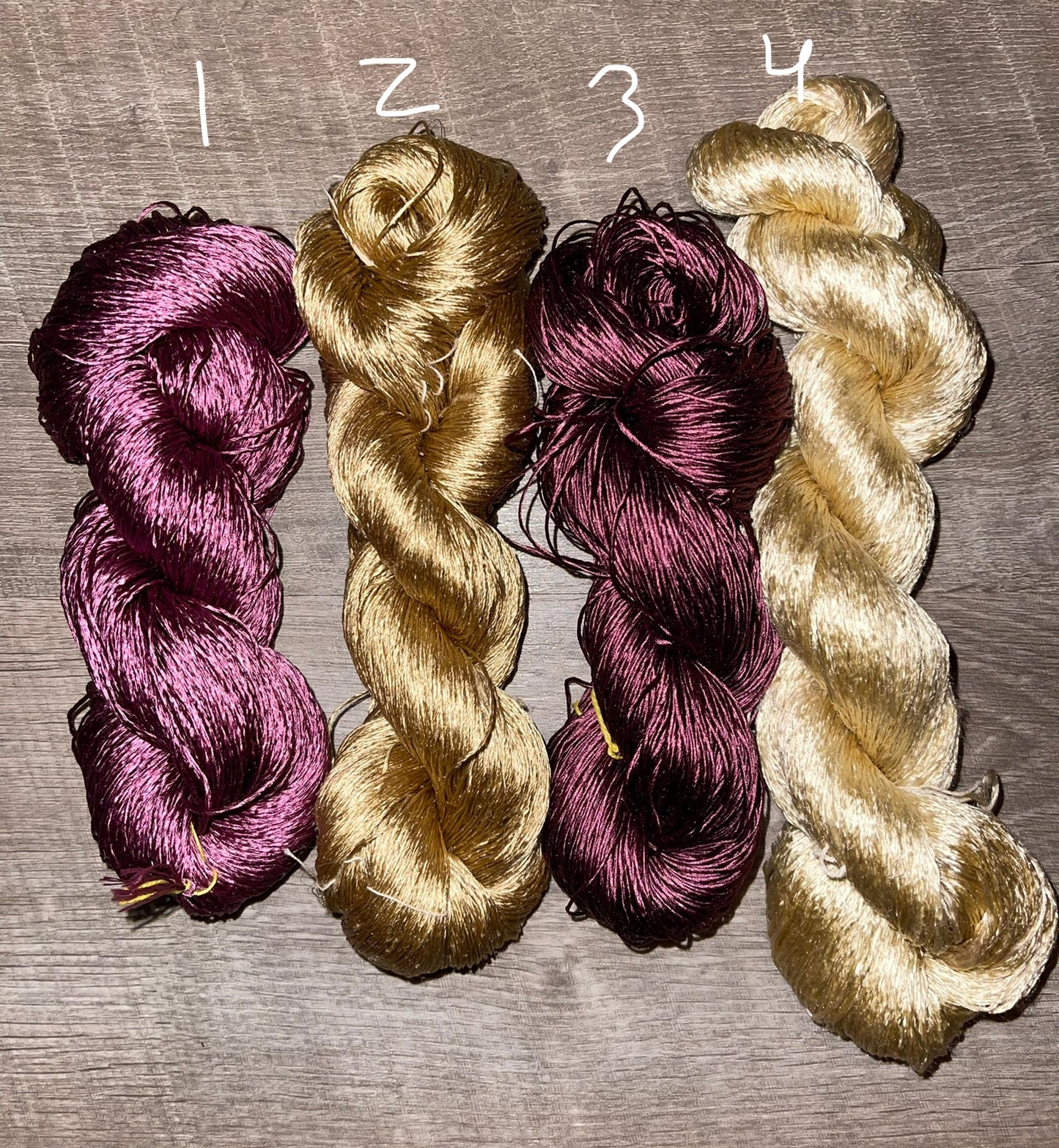 100% MULBERRY REELED SILK fingering