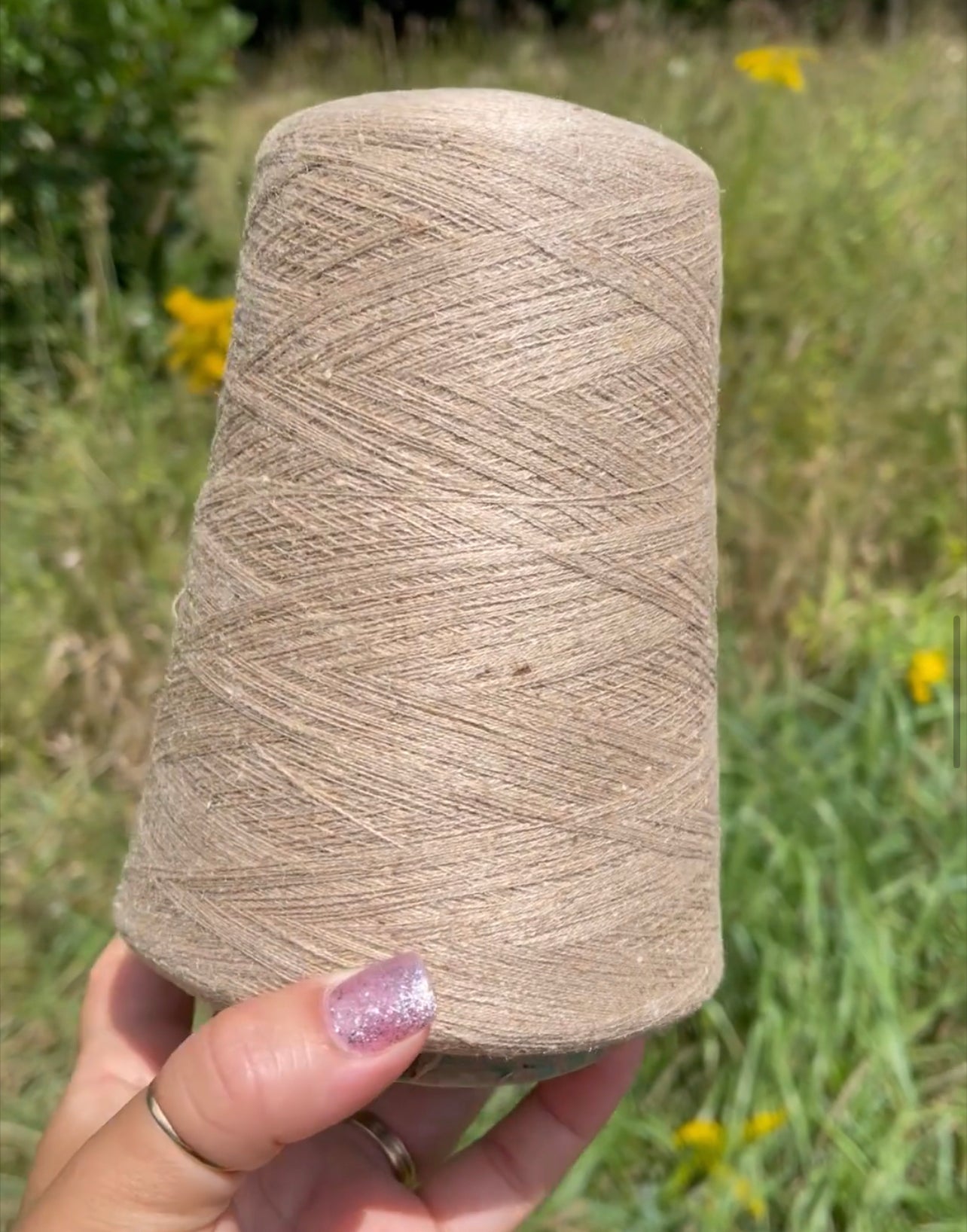 SALE 250g cones 100% TUSSAR SILK 875yds LACE