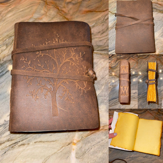 Leather journal Tree of Life
