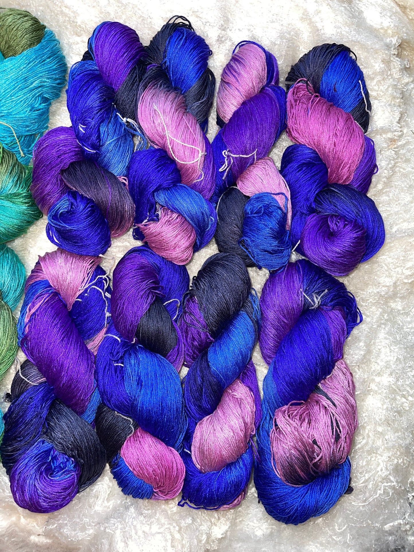 100% Mulberry SILK 500yds 15/3 FINGERING