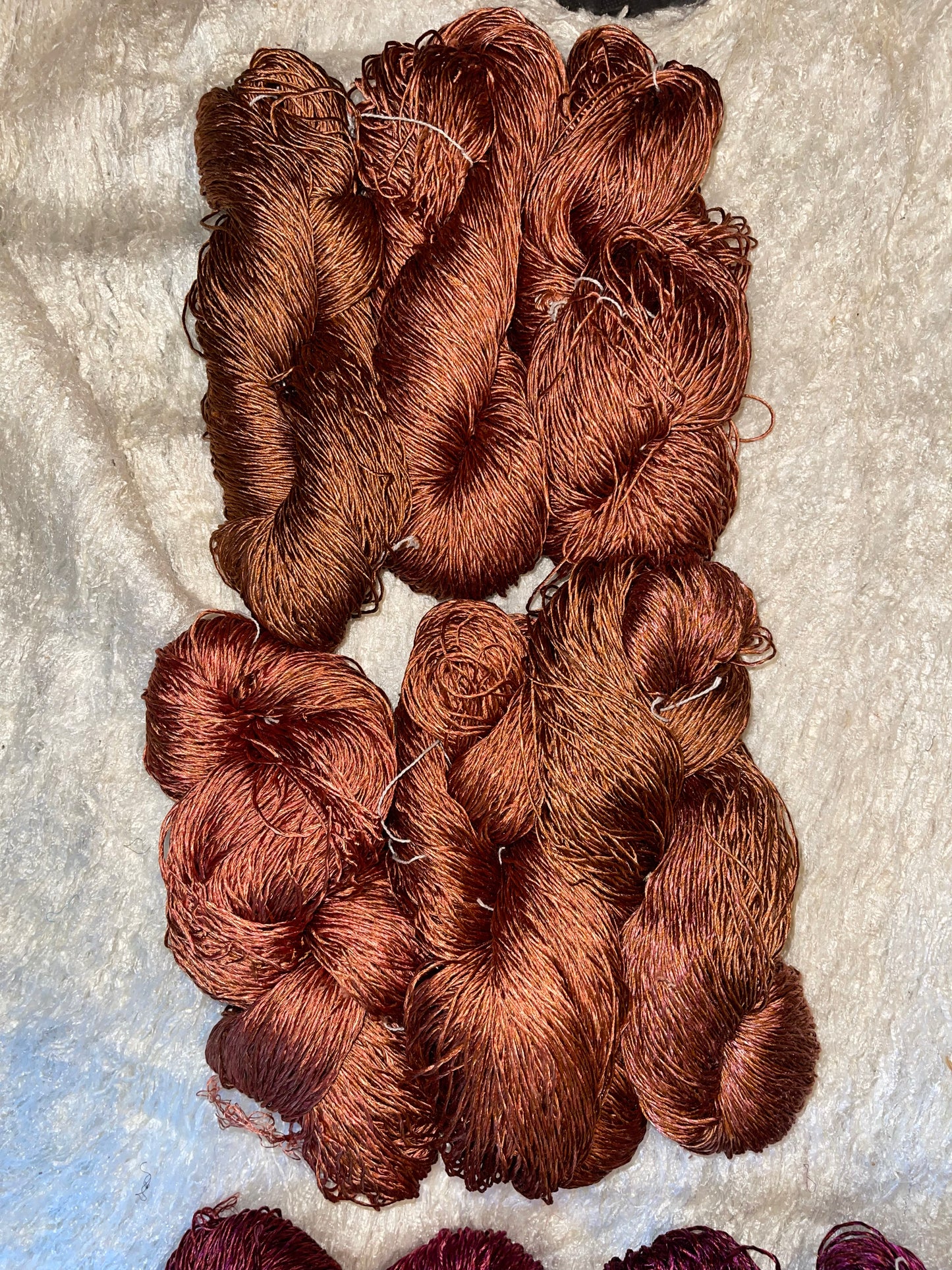 100% MULBERRY REELED SILK 300yds Sock