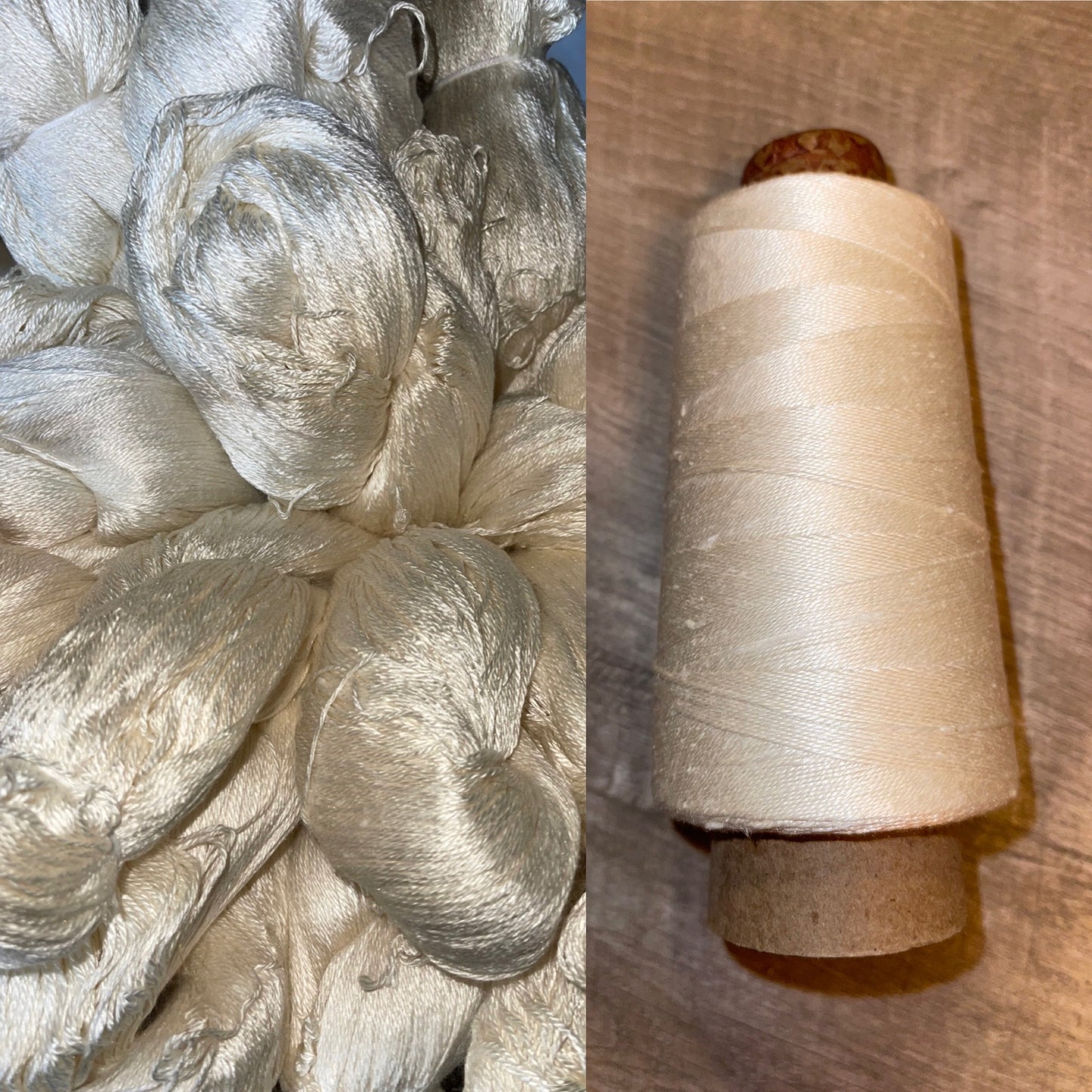 100% Mulberry SILK 600yds 12/2 FINGERING