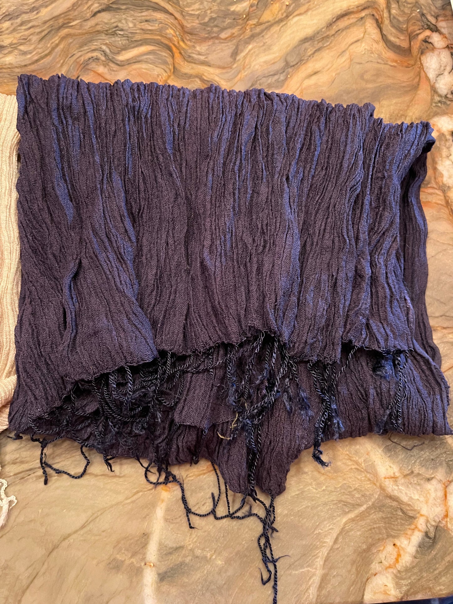 Long 30% HEMP 40% Eri Peace SILK & 30% Bamboo scarves
