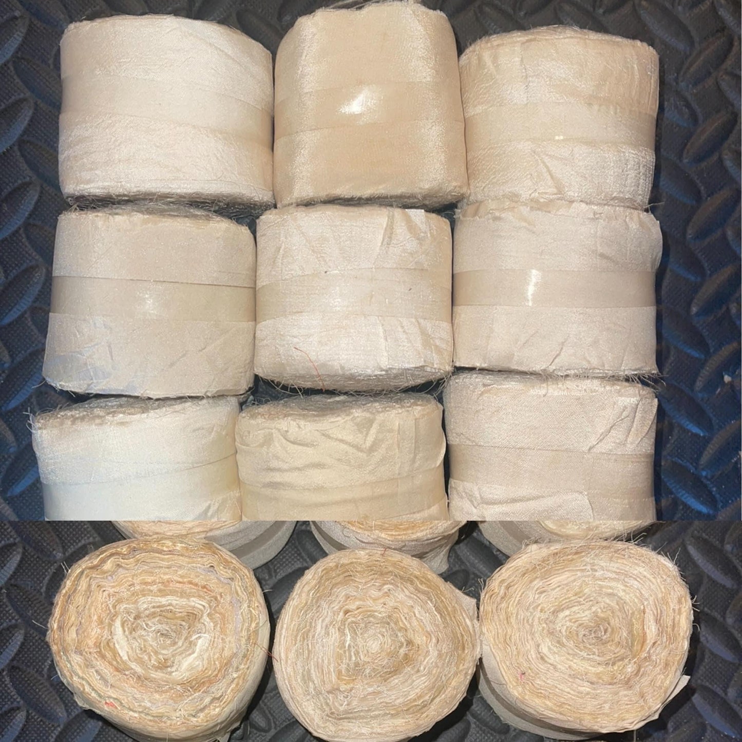100% Silk Chiffon Ribbon undyed!