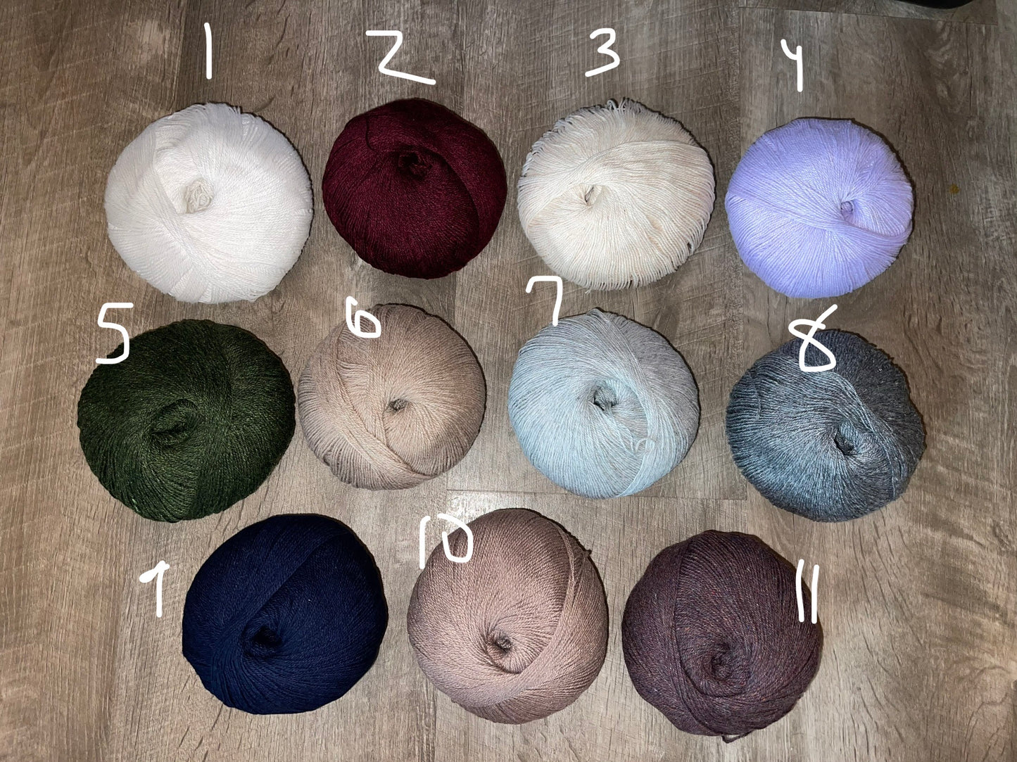 NEW 100% Cashmere down fingering - lace