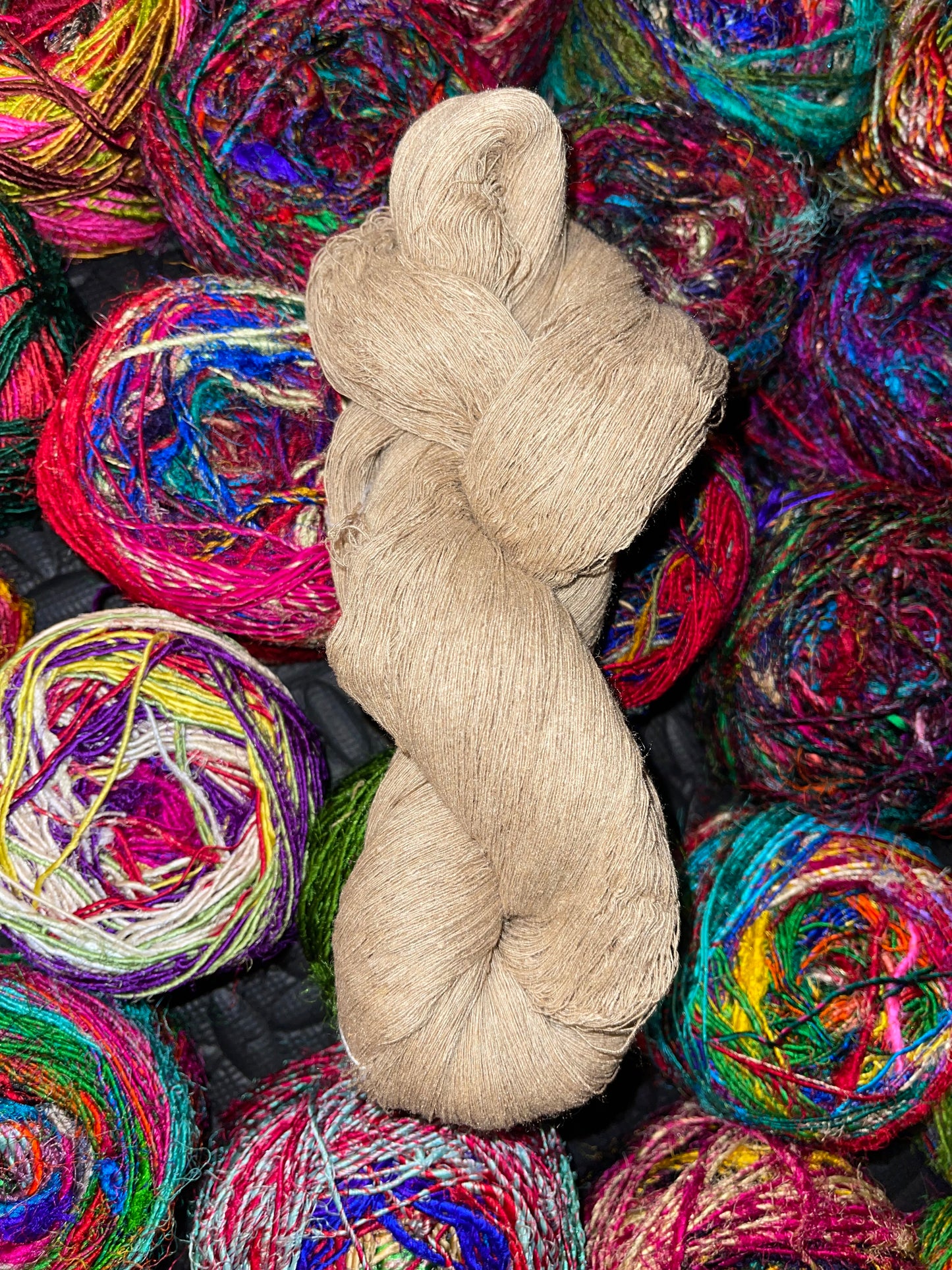NEW 100% Muga SILK 2,000yds Lace
