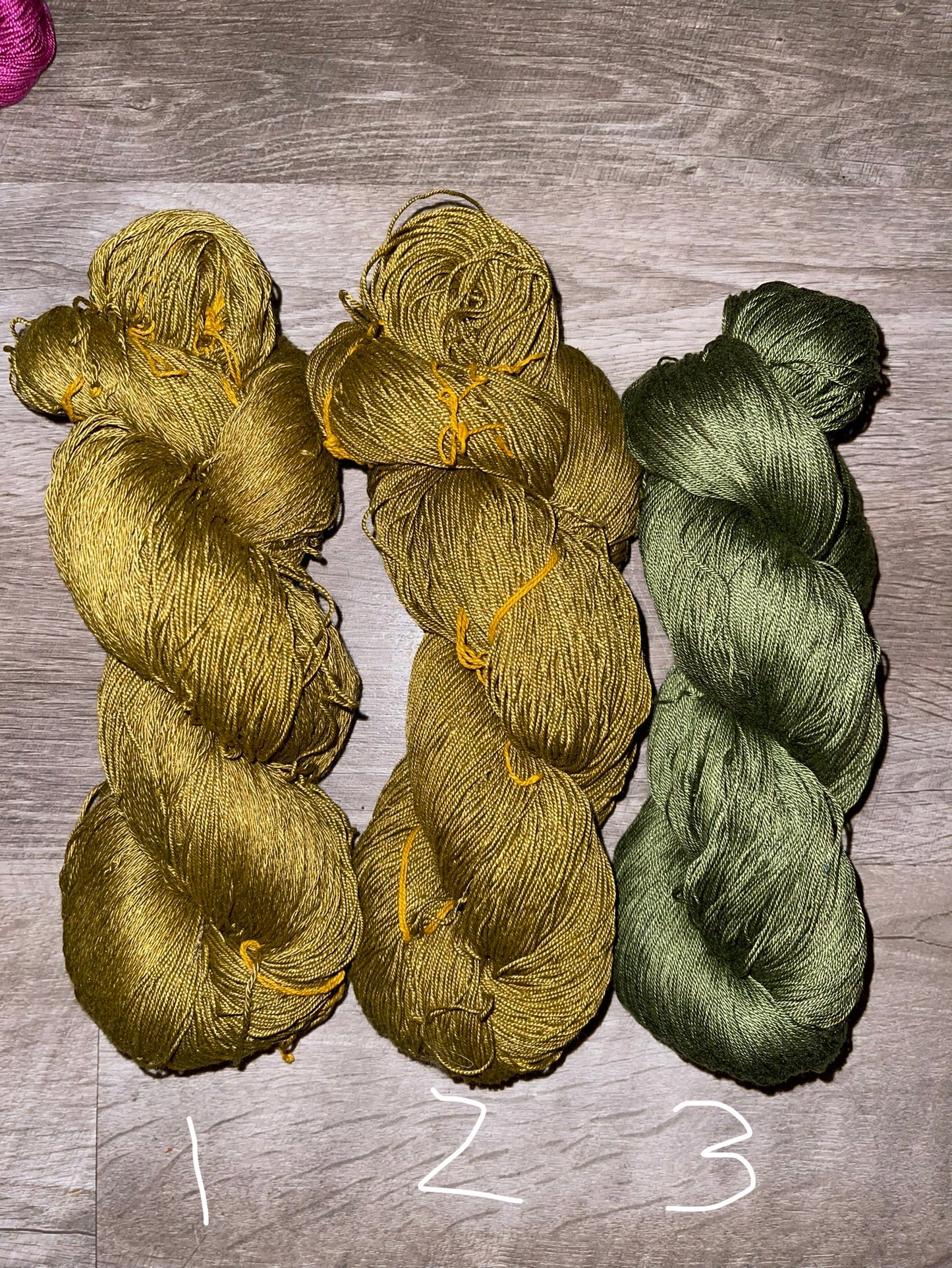 100% Mulberry SILK 600yds FINGERING