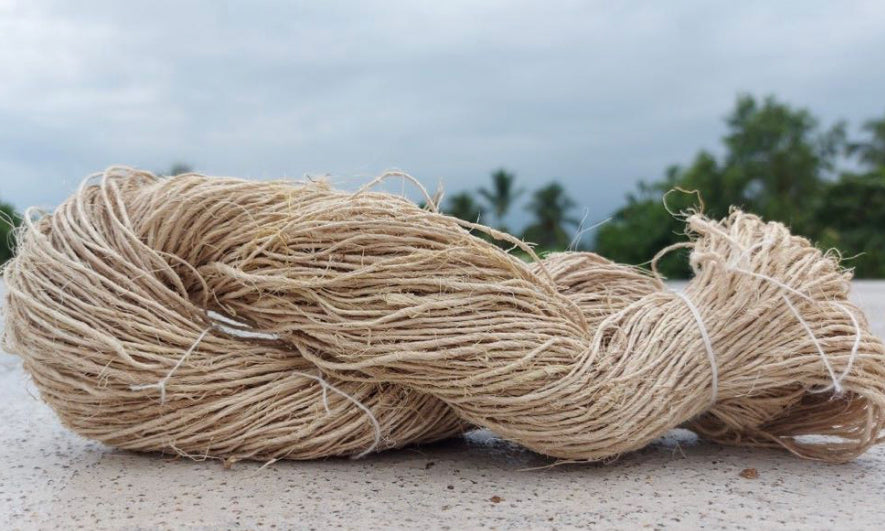 100% handspun banana