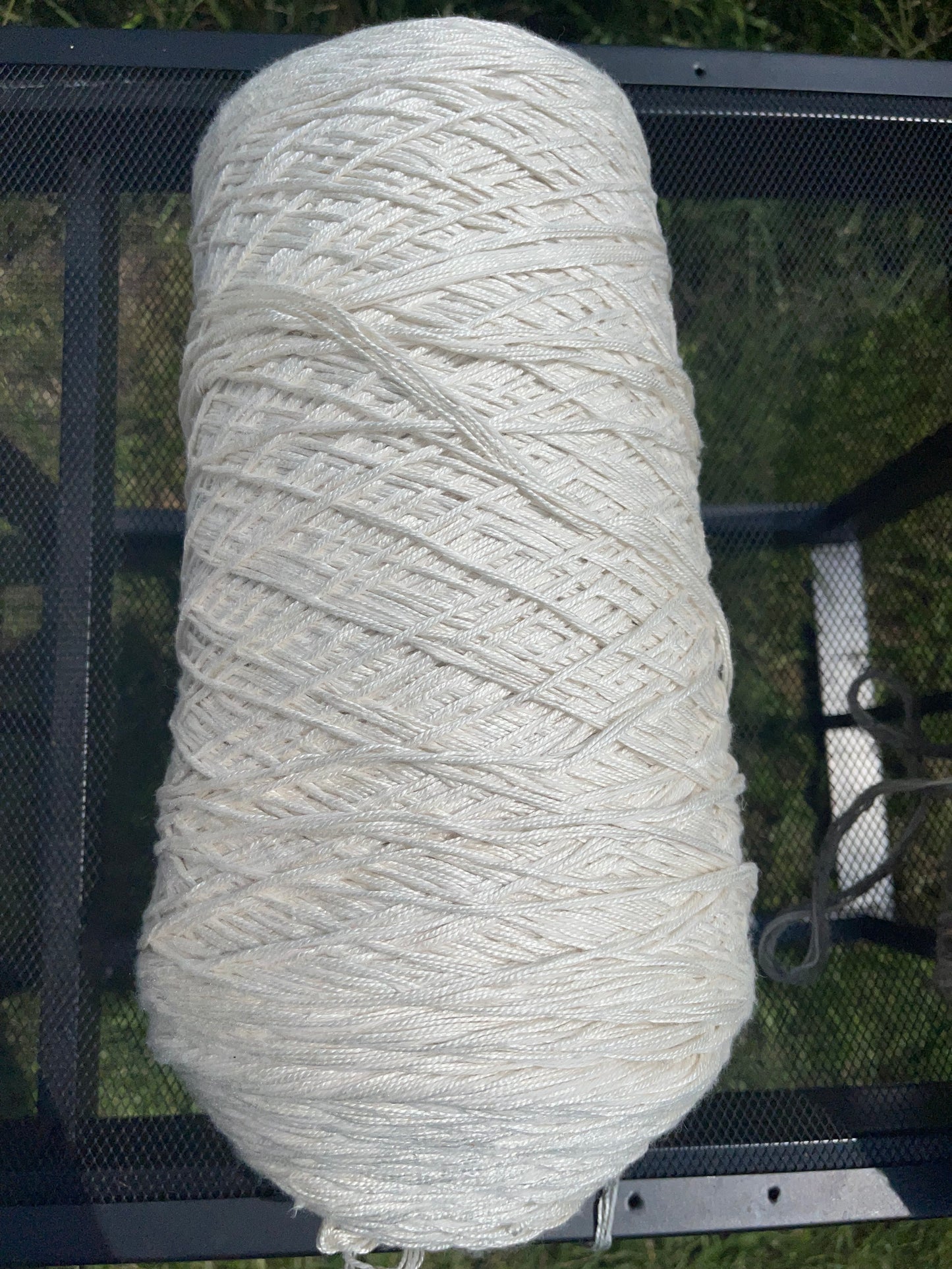 Italian silk cashmere merino MULTI strand creamy white