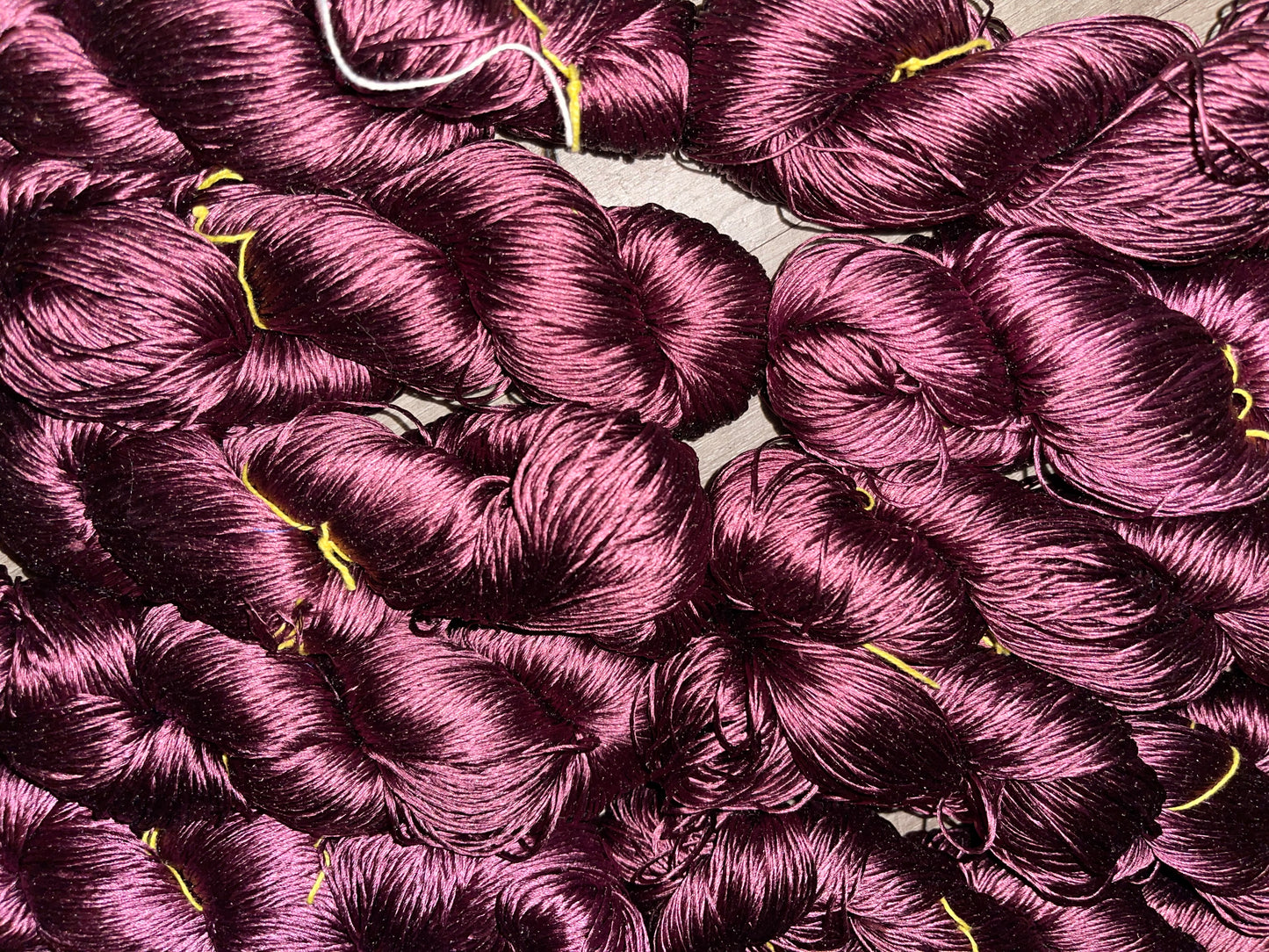 100% MULBERRY REELED SILK fingering