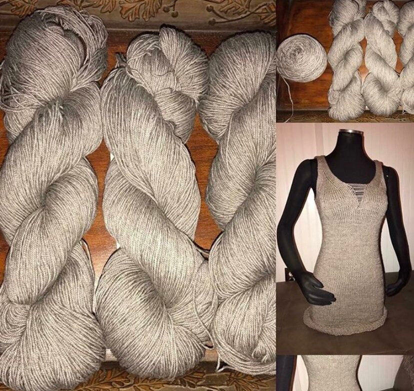 YAK superwash Merino SILK 231yds DK