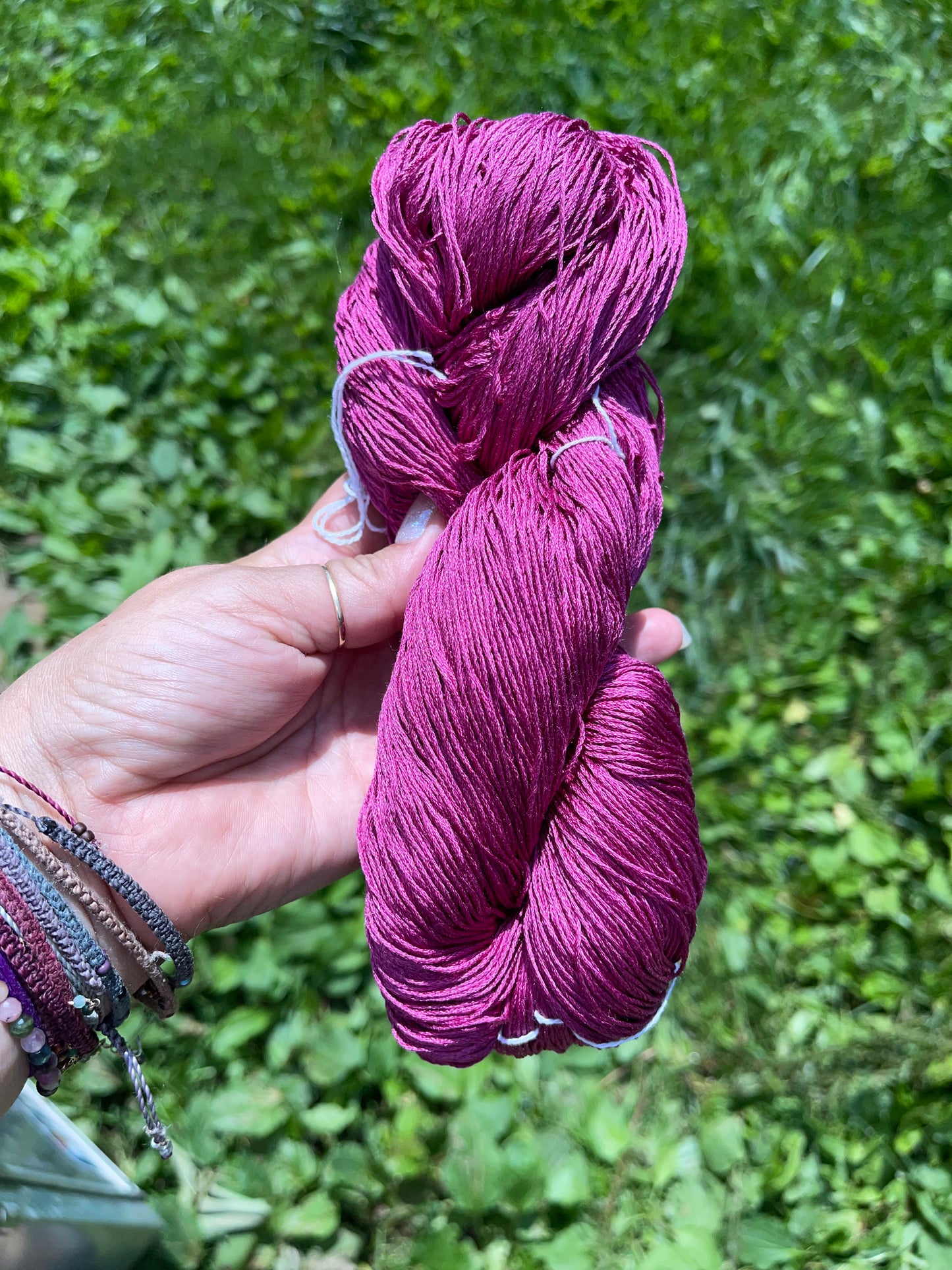 100% Mulberry Silk 500yds Fingering
