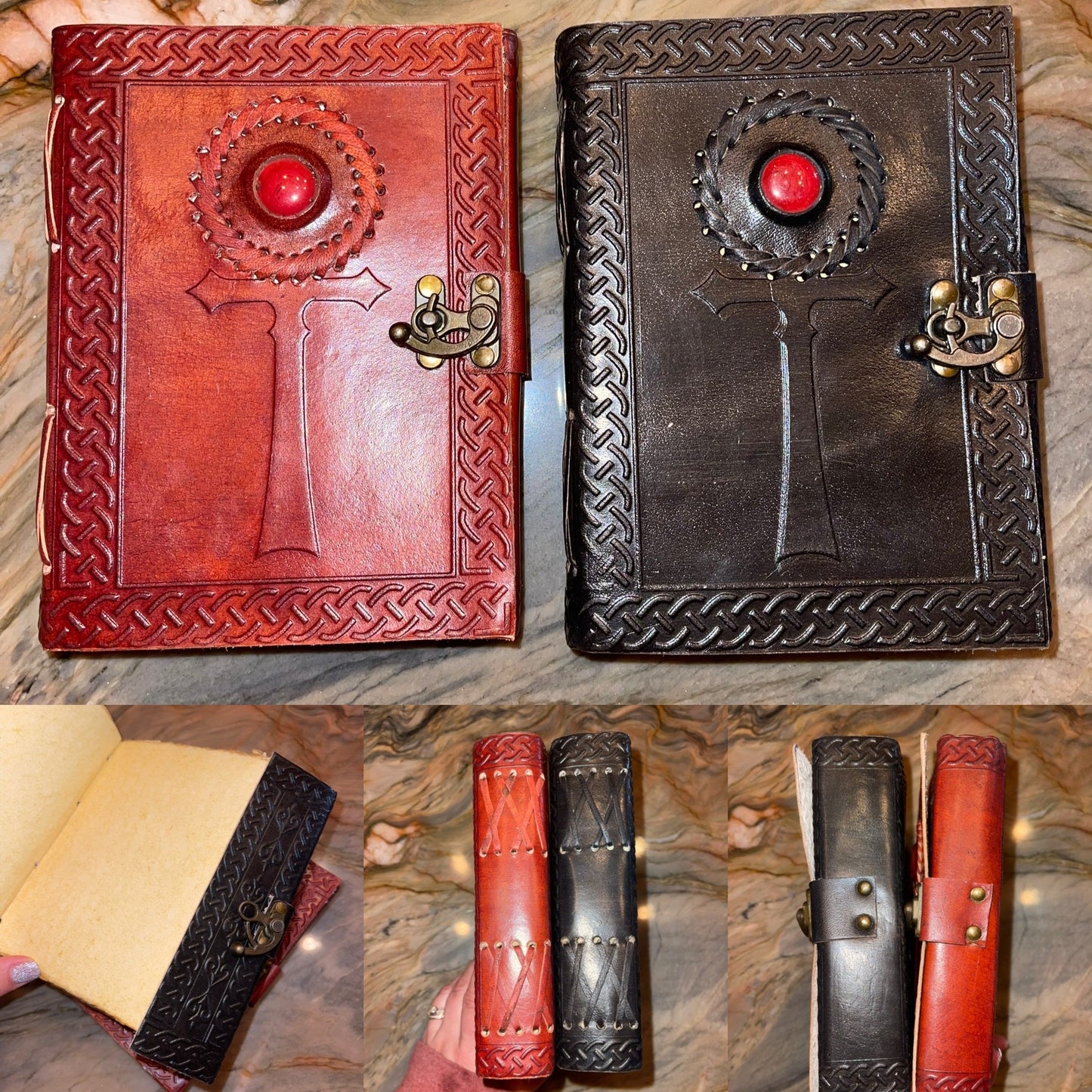Leather journal Cross STONE