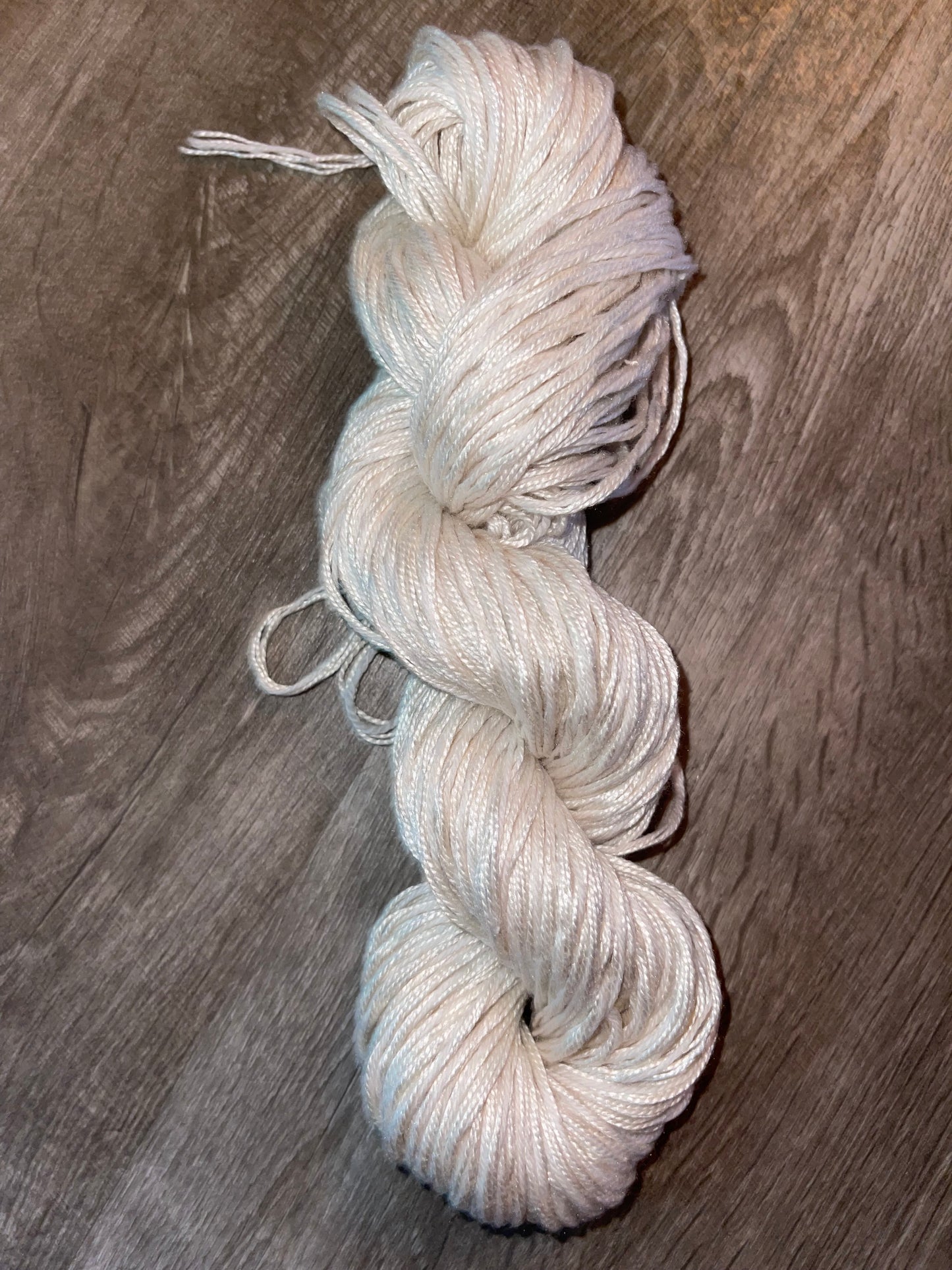 Italian silk cashmere merino MULTI strand creamy white